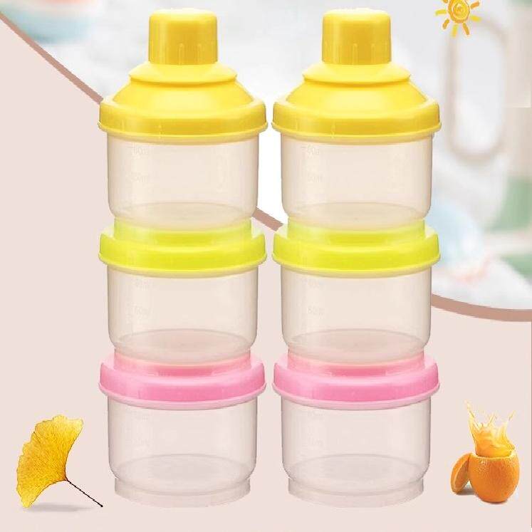 日本婴儿三层奶粉盒分装盒宝宝奶粉储存盒奶粉罐