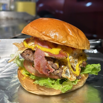 美式黄油手工汉堡胚批发现做发货