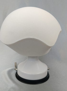 假发放置架吸盘固定白色支架 发块支架模特头 美发扎针头模展示架