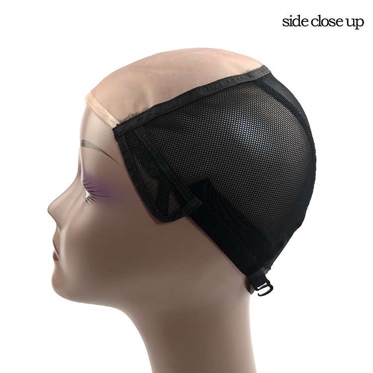 前蕾丝发帽全蕾丝全半u型wigcap