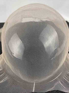 手工钩织假发网帽蕾丝假发头套透气网纱制作假发辅料工具LACE NET