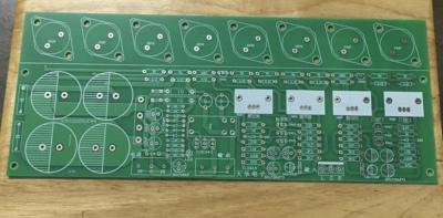 金封配对管 双声道大功率功放板pcb空板 大管可装MJ15024 MJ15025