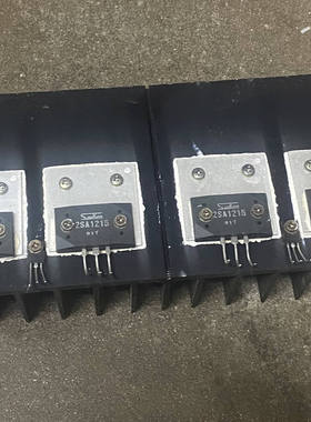 进口拆机 三肯管 2SC2921  2SA1215  C3419 带散热器铝