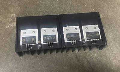 进口拆机 三肯管 2SC2921  2SA1215  C3419 带散热器铝