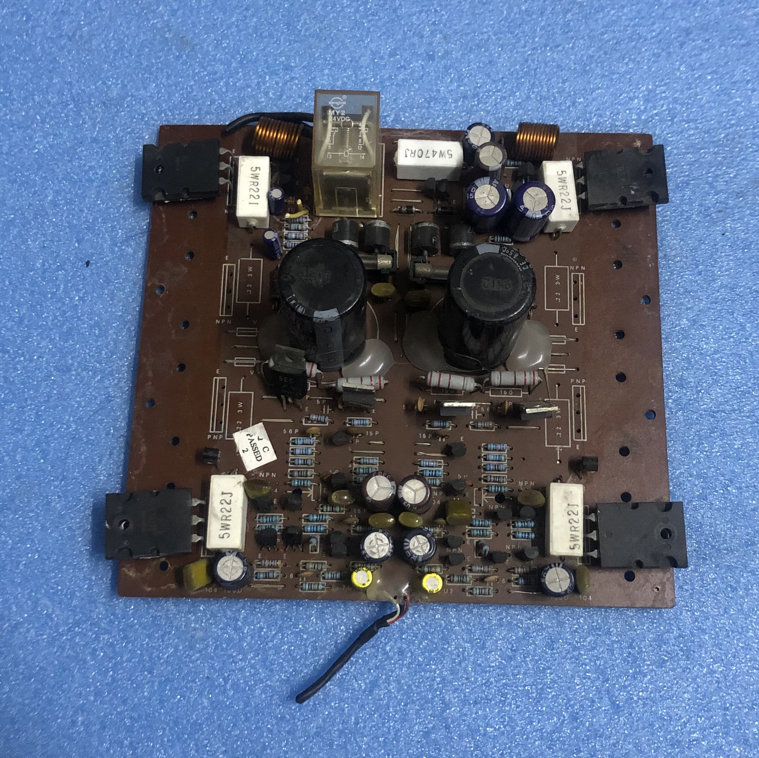 当材料卖不包用 拆机功放板东芝管5200 1943 尼康50V8200UF