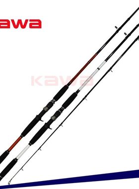 kawa新品红色雷强杆xh超硬调鱼竿