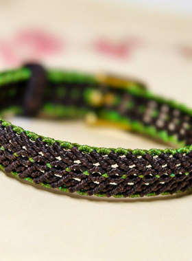 定制手工镂空腊线手绳