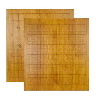 御圣围棋棋盘实木黄檀木独木棋盘围棋象棋双面棋盘高档木棋盘套装