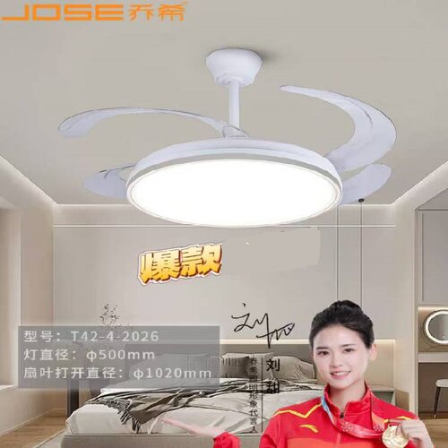 乔希隐形风扇灯无极调光超静音