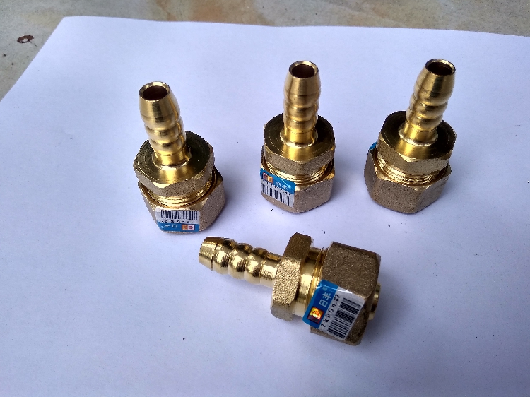 佛山日丰燃气铝塑管气咀咀煤气咀 1216*10    1014*10铝塑管气咀