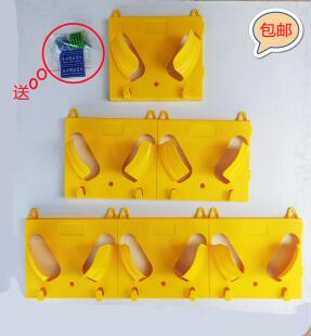 黄色安全帽架挂架拼装摆放架子车间办公室壁挂式帽架韩国放置支架