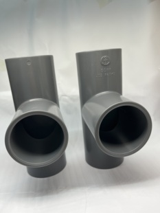 锚牌灰色日标PVC管件正三通给水UPVC灰色三通日标三通耐酸碱三叉