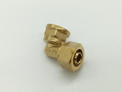 灵龙太阳能铝塑管黄铜内牙弯头