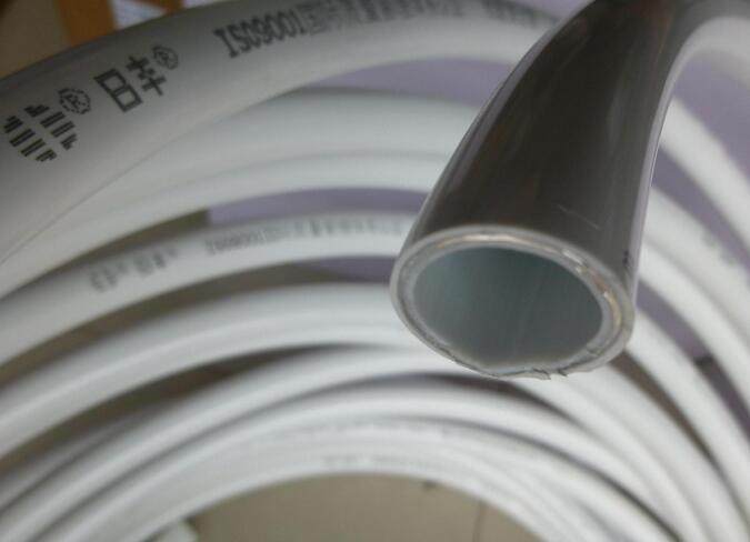 正品佛山日丰铝塑管冷水管白色日丰管1418  原装正厂可埋墙给水管