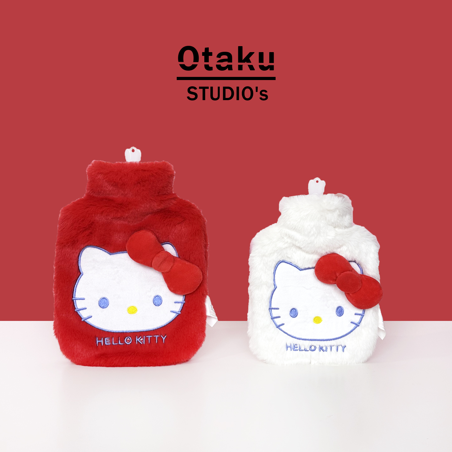 毛茸茸hellokitty热水袋注水可爱女生高颜值暖水袋大容量暖手袋