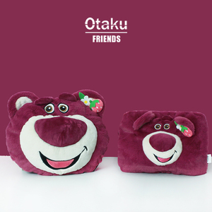 迪士尼卡通草莓熊充电热水袋防爆保暖毛绒暖手宝生日礼物暖宝宝女