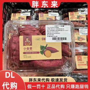 胖东来代购红薯小农丫小香薯番薯600g*1盒香甜软糯细腻无丝蒸烤煮