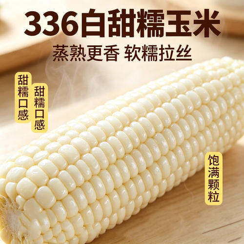 北京平谷现摘现发新鲜农科院336带壳白糯甜爆浆牛奶玉米非转基5斤
