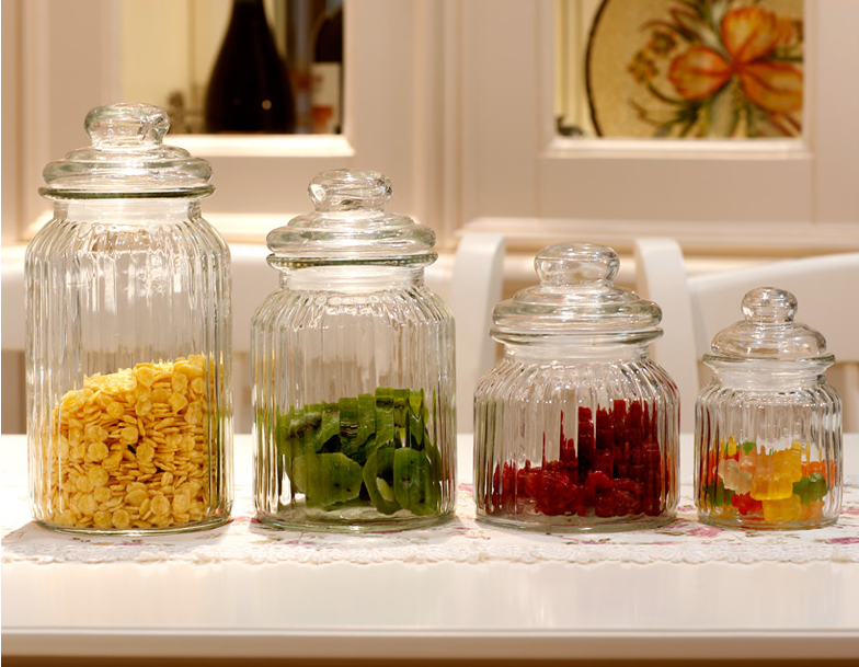 无铅调味瓶零食玻璃密封罐包邮