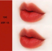 断货王神仙色蔻196胡萝卜色哑光口红 持久不易脱色滋润平价替代色