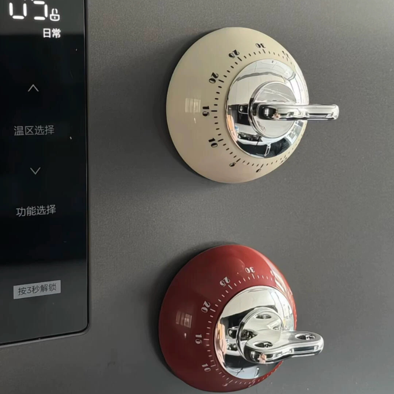 CHEN 厨房磁吸计时器轻奢精准倒计时器吸附桌面冰箱机械定时器