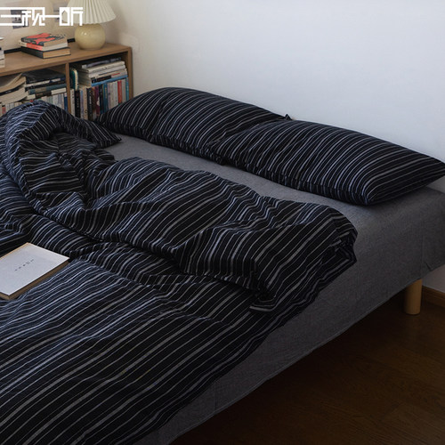 侘寂文艺风丨全棉水洗棉四件套
