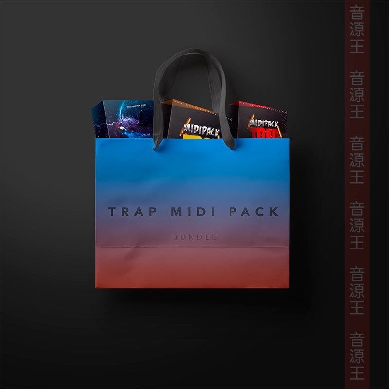 Double Ban Music  Trap Midi Pack (Bundle)250个midi/250loops 乐器/吉他/钢琴/配件 软音源 原图主图