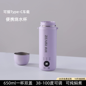 德国真米便携烧水杯小型迷你烧水壶出差旅行车载加热保温电热水杯