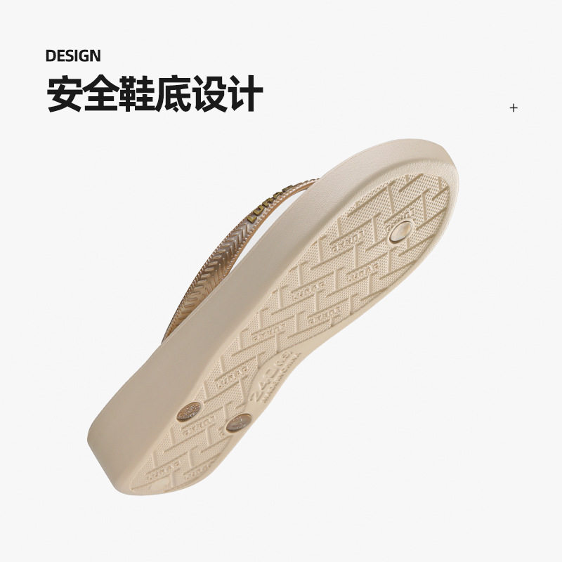 夏季时尚百搭夹脚人字拖鞋女EVA软底防滑凉拖鞋外穿沙滩情侣拖鞋