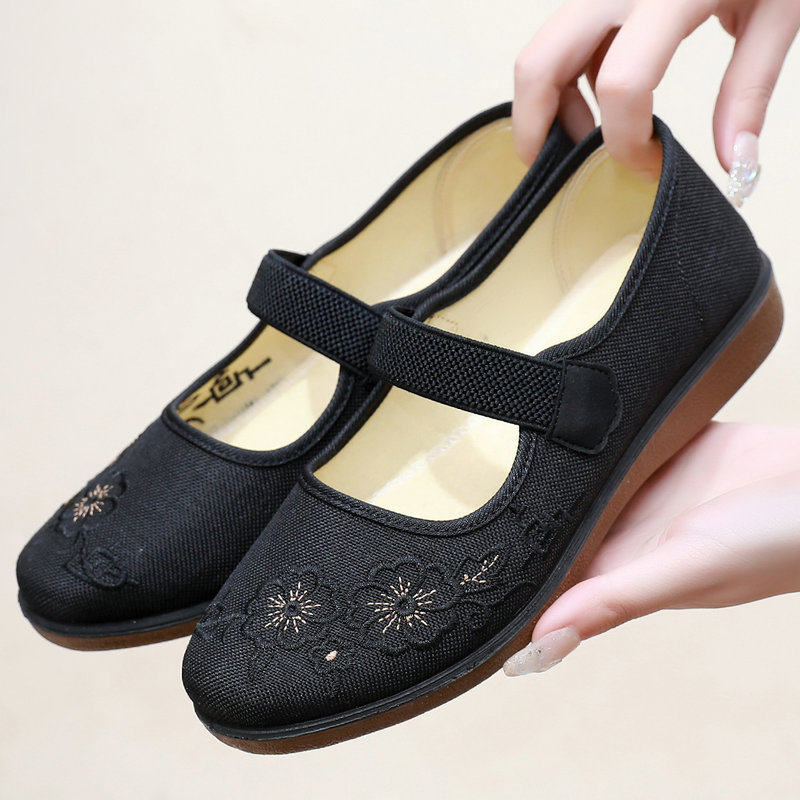 老北京布鞋女单鞋平底透气妈妈鞋小码老太太鞋33码34大码41 42 43,女鞋,传统布鞋,淘宝优惠券,粉丝福利购,淘宝优惠卷