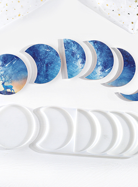 手工挂饰月亮星球滴胶模具