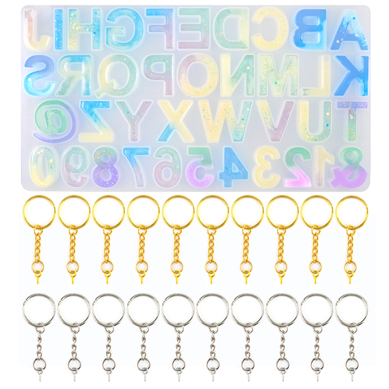 diy数字钥匙扣挂件模型吊坠