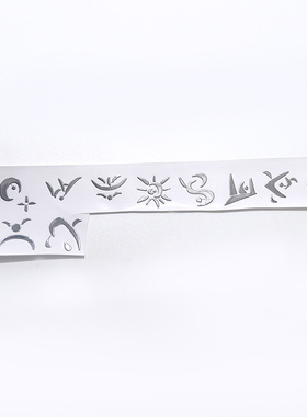 银色金属贴DIY手工镍铜贴水晶滴胶模具贴纸配件手机壳loge定制