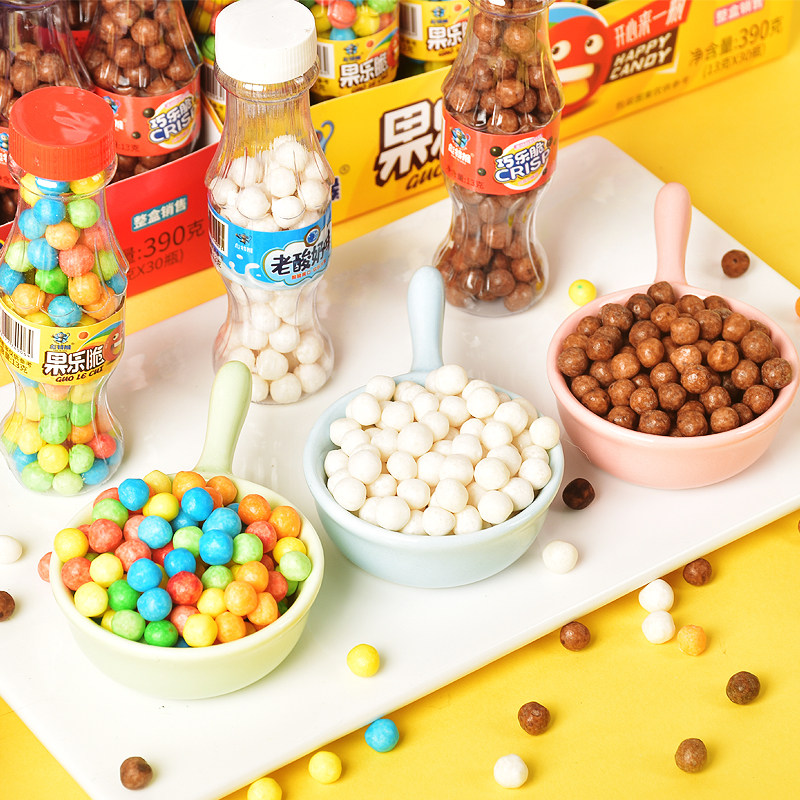 脆米球脆脆豆水果酸奶巧克力味瓶装蛋糕装饰办公宿舍解馋休闲糖果,零食/坚果/特产,传统糖果,淘宝优惠券,粉丝福利购,淘宝优惠卷