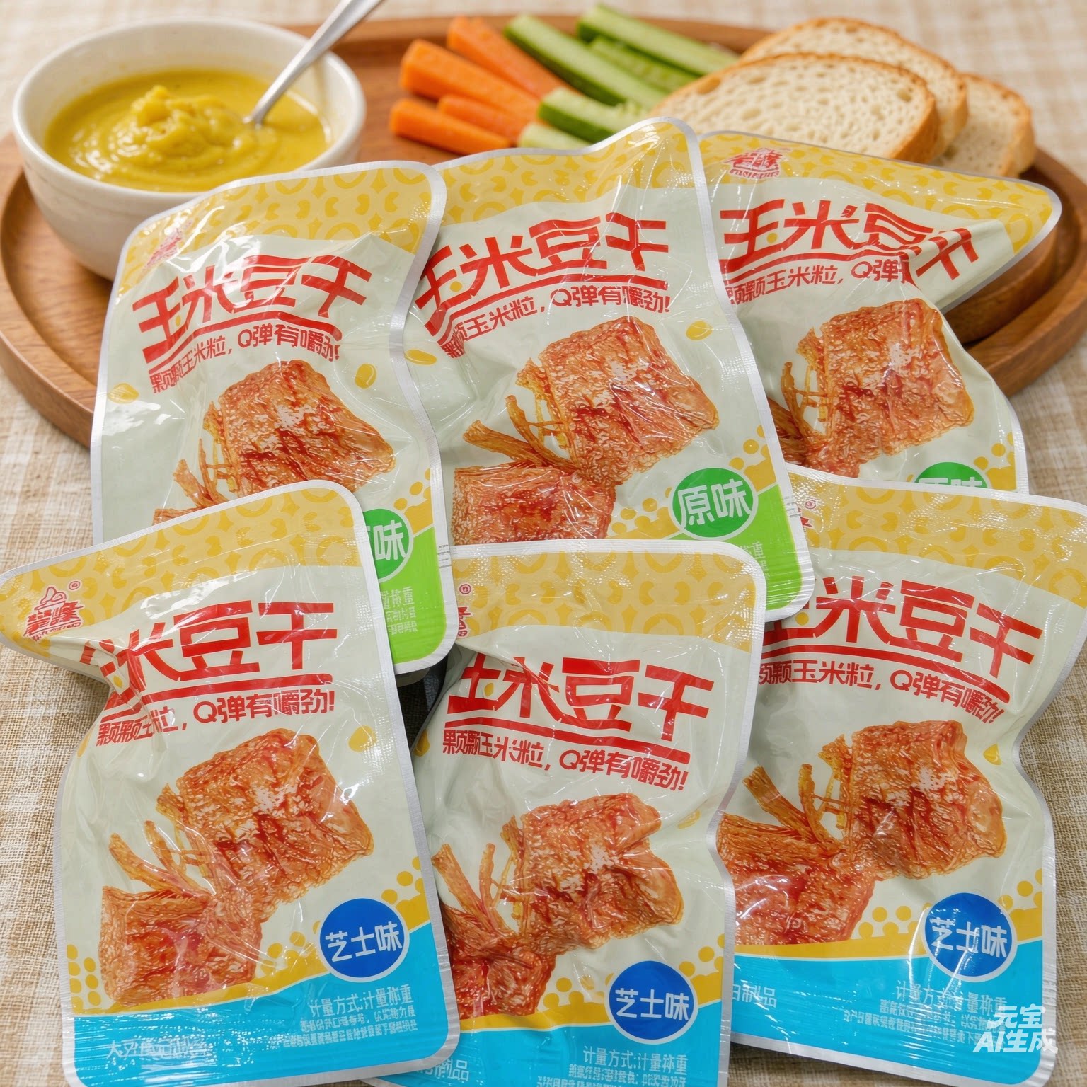 攀峰玉米豆干原味味芝士味豆脯零食休闲即食解馋麻辣食品