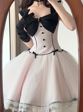 【FD原创设计】小粉裙5号/6号 优雅复古茶会款lolita连衣裙 现货