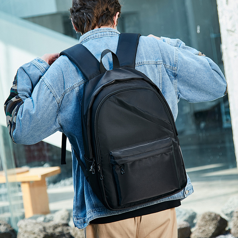 双肩包男士防水大容量小型旅行背包运动休闲电脑包大学生书包男款