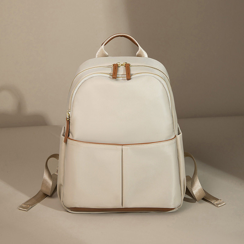 双肩包女背包2026新款旅游学生书包牛津纺轻便休闲旅行潮包妈咪包