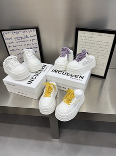 拖显脚小女网面透气百搭轻便休闲潮女单鞋 增高显个2026新款 厚底鞋