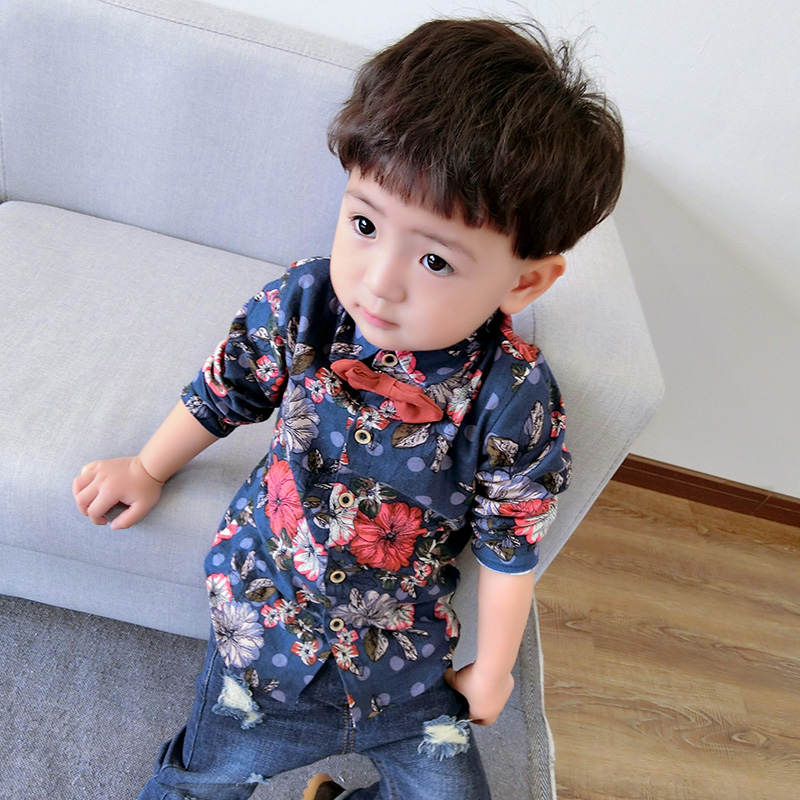 Chemise garcon à manche longue en coton - Ref 2082389 Image 4