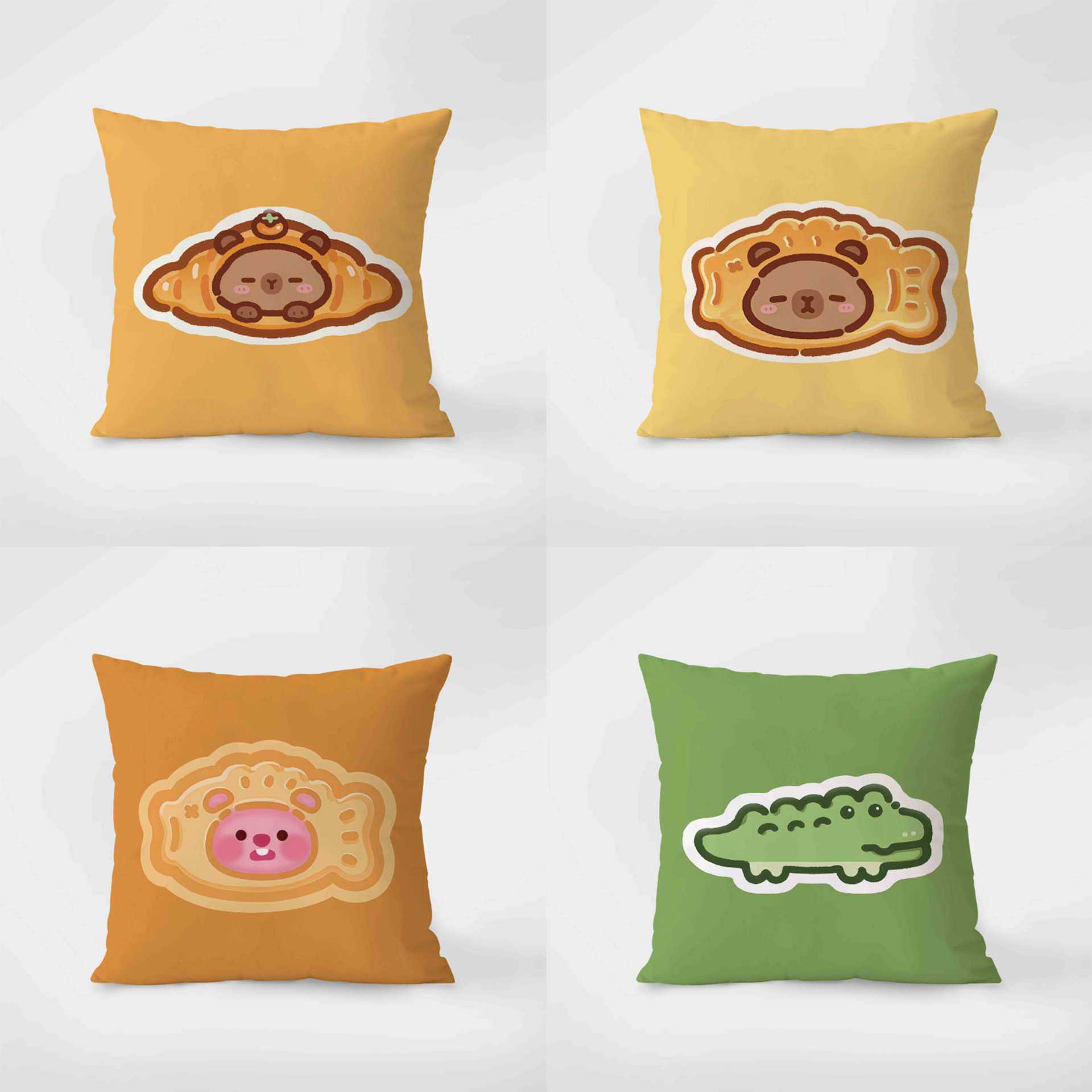 卡通食物简约现代抱枕沙发客厅靠背家居ins风午睡靠垫枕头套家用,居家布艺,午睡枕,淘宝优惠券,粉丝福利购,淘宝优惠卷