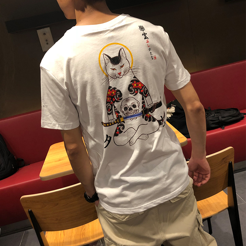 新款传说蓝刀圆领短袖te