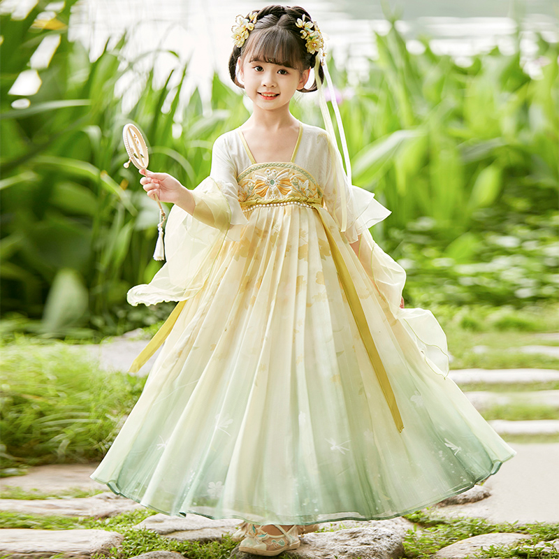 汉服女童夏季2025新款图片