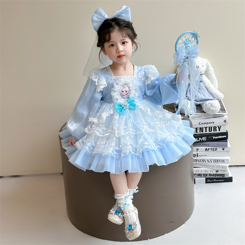 艾莎公主裙女童冰雪奇缘裙子2025新款秋季儿童女孩生日爱莎连衣裙,童装/婴儿装/亲子装,连衣裙,淘宝优惠券,粉丝福利购,淘宝优惠卷