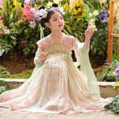 女孩古装 儿童古风超仙公主唐装 中国风连衣裙 2026新款 汉服女童夏季