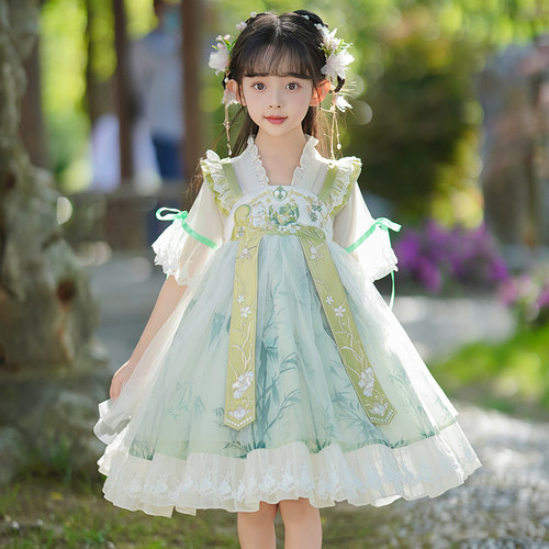 汉服女童夏季2025新款