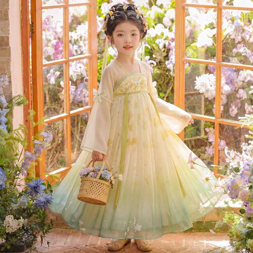 汉服女童夏季2026新款中国风公主裙儿童古风超仙小女孩古装连衣裙