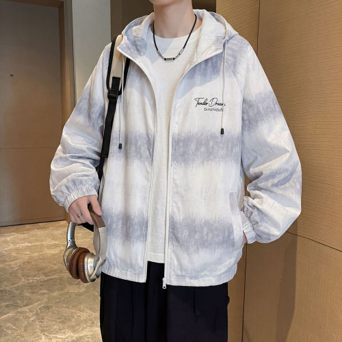 高级感冰丝防晒服男夏季薄款速干外套高级感痞帅青少年学生皮肤衣