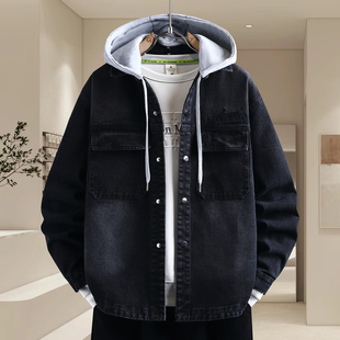 青少年夹克男2026春季新款日系潮牌复古牛仔外套男款高中学生褂子