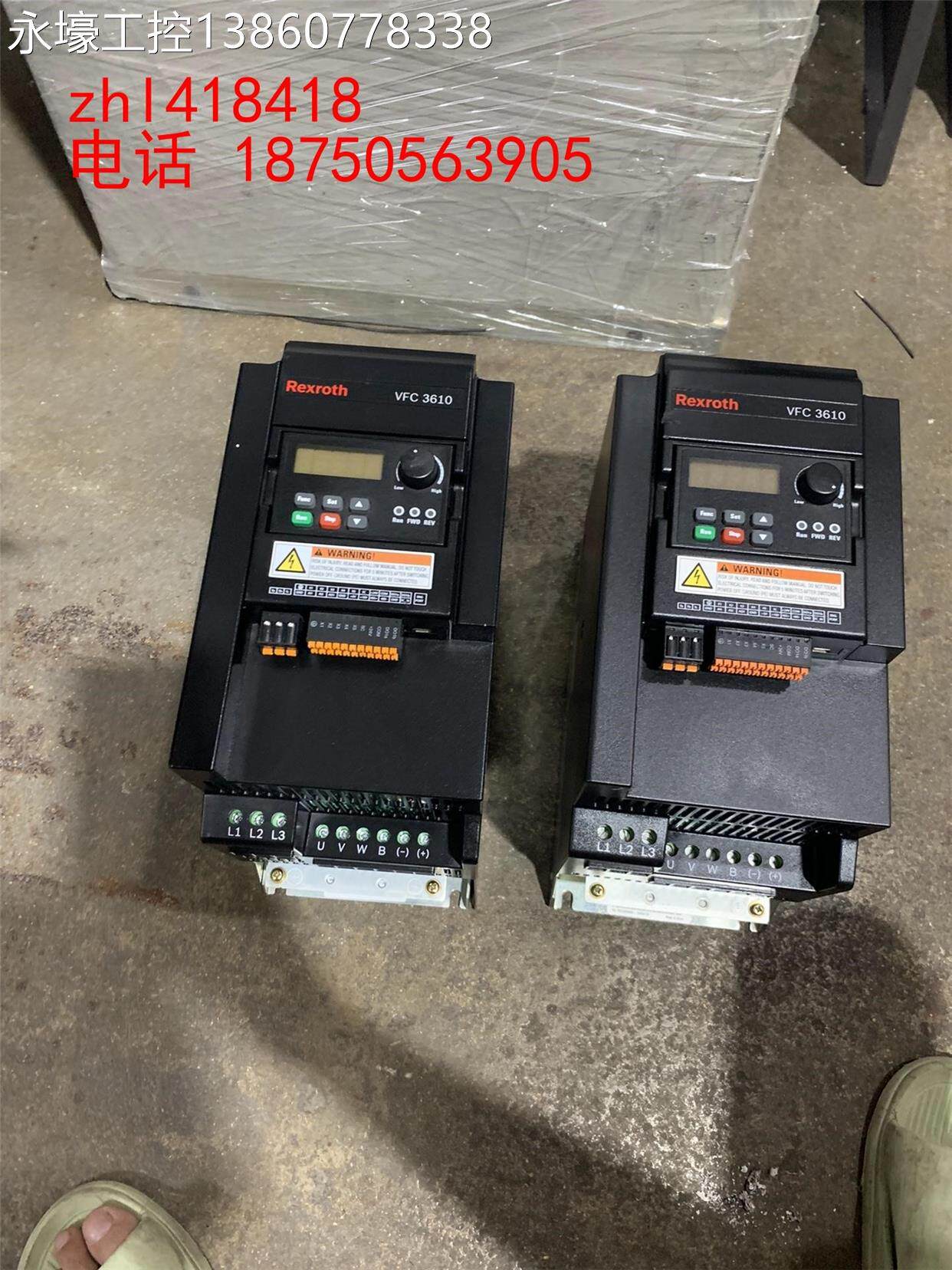 博世力士乐变频器vfc 3610,5.5kw,实物拍摄,成色